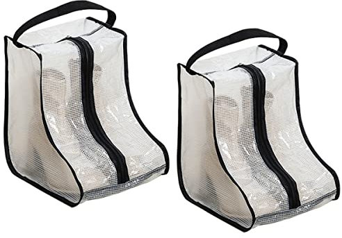 Tragbare Damenstiefel-Aufbewahrungstaschen – 2 Packungen, wasserdicht, hohe / kurze Stiefel, Tragetasche für Reisen und den täglichen Gebrauch, Schwarz Short, Medium, Dasusbtc2