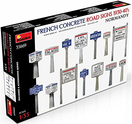 Mini Art 35669 1:35 Fran.Verkehrsz. 1930-40 Normandy - Faithful Replica, Model Building, Plastic Kit, Model Kit, Diorama Kit, Plastic Model Making