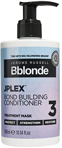 Jerome Russell Bblonde JPLEX CONDITIONER | Bond Building Deep Conditioning Hair Mask for Damaged Hair | Strengthening & Repair Treatment to Improve Hair Health & Restore Elasticity | 300ml