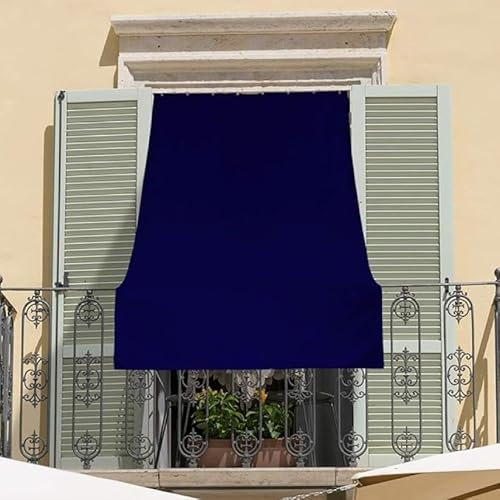 INTRECCI Tenda da Sole per Esterno, Tenda da Sole per Balconi, Impermeabile, a Caduta, 290x300 cm, Telo Ombreggiante, Riduce Luce e Calore, Migliora la Privacy, Colore Blu.