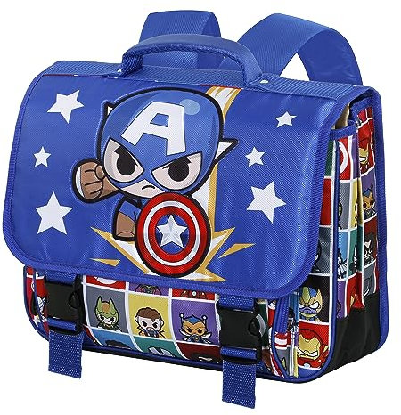 Captain America Punch-Cartable Rucksack 2.0, Blau