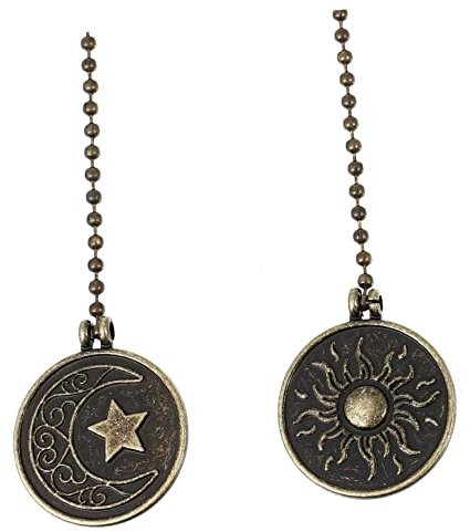 OSALADI Deckenventilator-zugketten-set Lichtanhänger Aus Zinklegierung Für Die Inneneinrichtung Hängedekor Im Retro-stil Für Das Wohnzimmer