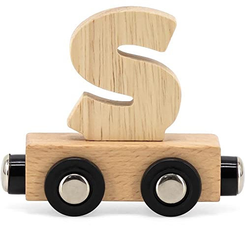 Elefantasie Buchstabenzug Namenszug Holzeisenbahn magnetisch Holzbuchstaben Wunschname zusammenstellen S Natur