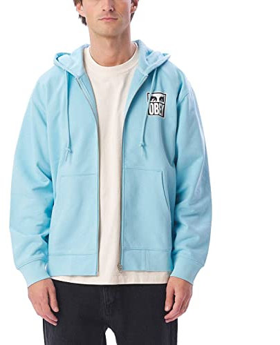 Obey Eyes Icon 2 Zip Hoodie Sweatjacke Herren sky blue L