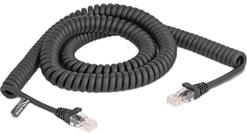 DeLOCK Kabel Spiralkabel RJ-45 Stecker > RJ-45 Stecker Cat.5e