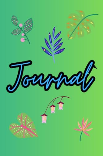 Journal: Colorful blank lines writing tablet