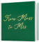 Calculs from Miss to Mrs Picture Book for Instax Film, Polaroid Bridal Shower Guest Book Blank Pages Bride to Be Scrapbook, 21.6 cm Square Green Cover Gold Script