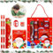 Giugio Weihnachten Schreibwaren Set, Klein Weihnachts Mini Notizblöcke und Weihnachten Bleistift mit Radiergummi, für Kinder Weihnachts Geschenk Mitgebsel Kindergeburtstag gastgeschenke Give aways(A)