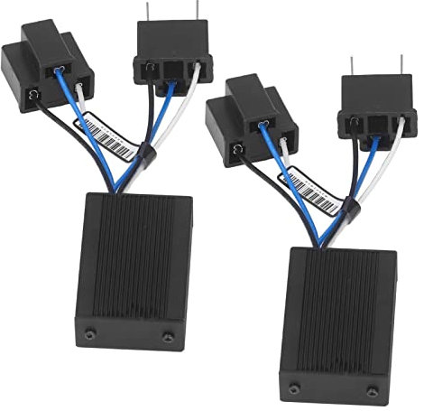 LED-Fehlerlöscher, LED-Scheinwerfer-Decoder 2 Stück, tragbar, aus Aluminiumlegierung, Autolampen und Lichttyp: Automotive