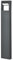 Outsunny Gartenlampe Pollerleuchte, LED Gartenleuchte, Wegleuchte mit Warmweißem Licht, Verstellbarem Neigungswinkel, für Außen, IP65 Wasserdicht, Alu, Dunkelgrau