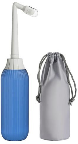 Dazzluxe Handheld Bidet, Portable Personal Bidet Sprayer with Dust Cap, Postpartum Care Spray Bottle for Women Personal Perineal Hygiene Cleaning,Blue,650ML
