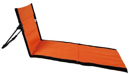 Travel Sun Lounger - Folding Chaise Lounge, Beach Sun Lounger | Lightweight Portable Waterproof Beach Recliner, Duraable Camping Sun Lounger, Compact Beachside Sunbed Lounger for Adults Sunbathing