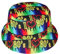 JJDreams 80er FischerhutBucket Hat Retro Faltbar Hip-Hop-Hut für Freizeit oder Sylvester,Karneval Party