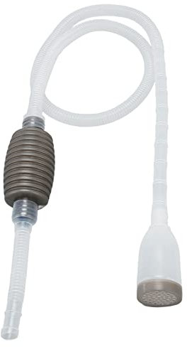 HUONIU Siphon pour Aquarium, Changeur d'eau Manuel avec Filtre, Drainage Efficace et Recharge pour Aquariums