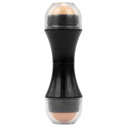 Lavastein-Roller Für Fettige Haut – Gesichtspflegegerät Und Massageroller, Wiederverwendbares Gesichtsschönheitsgerät Und Roller | Vulkansteinroller, Glanzkontrolle Für Unterwegs, Kompaktes Steinschön