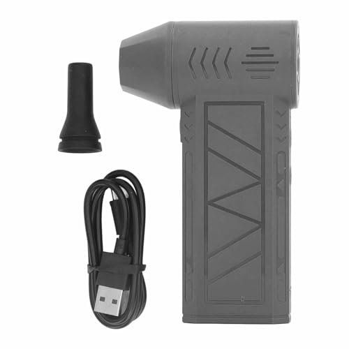 Jet Dry Blower, Electric Air Duster, Handheld Blower for Picnics, Fires, Cleaner Floors, Cleaner Pet Hair (Gray)
