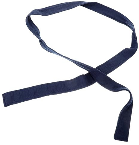 Ipetboom Bathrobe Belt Replacement for Adults Lightweight Waffle Weave Robe Tie Navy Blue Spa Robe Strap for Home and Hotel Use