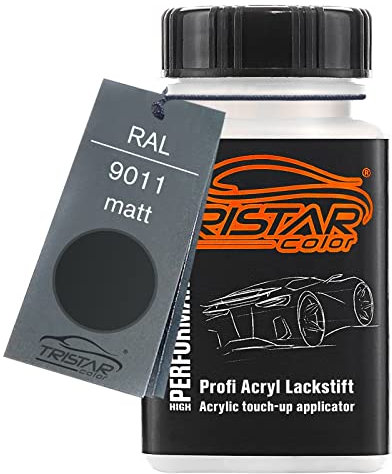 TRISTARcolor RAL 9011 Graphitschwarz matt Lackstift 50 ml schnelltrocknend