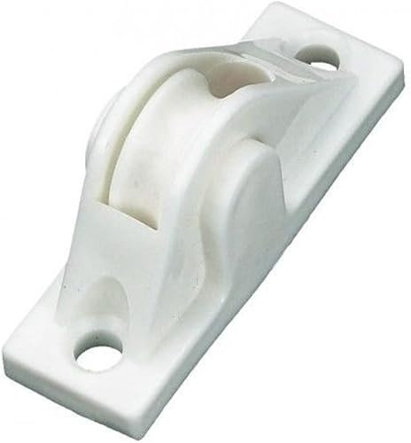 Schnurführung für Rolladen | Inklusive Leitrolle & Spiralfeder/Umlenkfeder | Weiß | 3 Stück