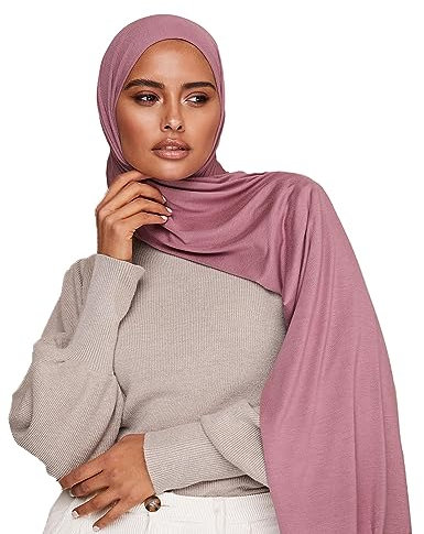 Voile Chic Hijab Dusty Rose Premium-Jersey-Kopftuch