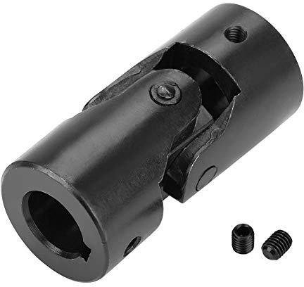25mm Kardangelenk, Wellenkupplung Motoranschluss DIY Lenkung Universalgelenk mit Keilnut 25 × 49 × 108mm