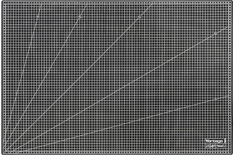 Vantage Schneidematte A1 (60 x 90 cm, selbstheilend, beidseitig nutzbar, mit Raster) schwarz