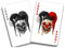 SUIFENG Aufkleber 16.1 cm X 12.5 cm Joker Clown Circus Spielkarten Gruseliger Aufkleber PVC Motorrad Autoaufkleber