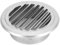 Zerodis Ventilation Pipe Cover, 4.9in Diameter Round Air Vent Stainless Steel Louver Grille Cover for Tumble Dryer Vent Pipes Hoses Cooker Hood Extractors Conservatory Wall Outlets Air Con Units