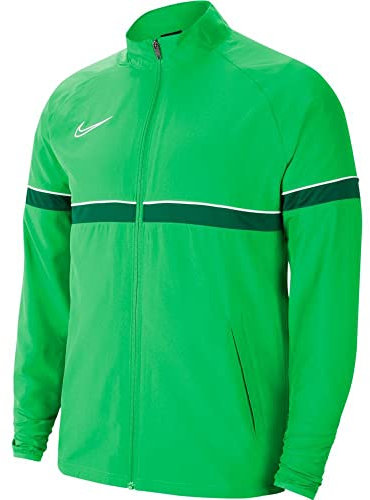 Nike Herren Academy 21 Woven Track Jacket Trainingsjacke, Light Green Spark/White/Pine Green/White, L EU
