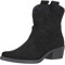 Elara Damen Stiefeletten Cowboy Boots Chunkyrayan 301-A31S Schwarz-39