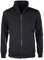 Evoga Felpa Uomo con Zip Blu Nero Grigio Maglione Tuta Cardigan Senza Cappuccio (Nero, 3XL)
