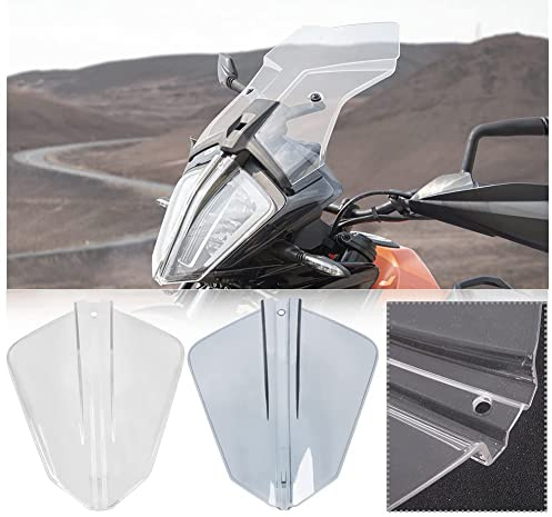 Fayedenicy Abnehmbarer Motorrad Scheinwerferschutz Scheinwerfer-Objektivabdeckung Schutz Frontverkleidung für 390 ADV/SW (2019-2023) 790 Adventure (2019-2022) 890 Adventure S R 2019-2022 (Klar)