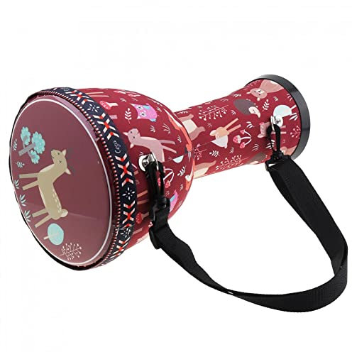 Afrikanische Trommel 8 Zoll African Djembe Drum Tierreich Abs Fass PVC Hautleichte Kinder Handtrommel Für Anfänger/Leistung