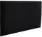 RAVIO Panneaux muraux rembourrés | Lambris 3D avec Mousse | Coussin Mural comme tête de lit pour lit | Decoration Murale pour Chambre, Chambre d'enfant, Bureau, Couloir | Noir, 70 x 30 cm