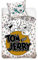 Carbotex Tom und Jerry Disney Tom and Jerry Bettwäsche 135X200 + 80x 80 Baumwolle, Small Single, (TJ214004)