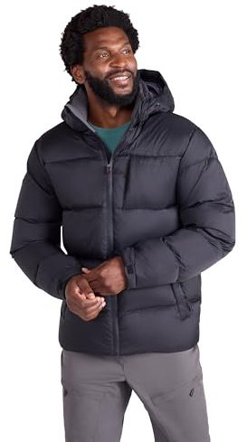 Mountain Warehouse Frost Mens Padded Down Jacket - Water Resistant, Ripstop, Waterproof Zips, Adjustable Fit Outerwear, Thermal Tested -50C- Clothing for Camping, Winter