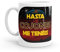 Puterful - Taza Friki con frase Hasta los cojones - Tazas originales para café - Resistente al microondas y lavavajillas