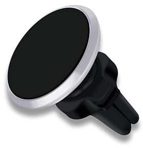 PH26 Ⓡ Support Téléphone Voiture Magnétique - Porte Smartphone Voiture Aimanté pour Grille d’aération Rotation 360° Accroche Portable pour Realme 10, 2 Plaques Métaliques