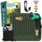 Supply Cube - Tubo da giardino espandibile da 15 m, con 8 modalità di spruzzo, tubo retrattile anti-perdite con connettore in ottone da 1,9 cm, tubo espandibile multiuso, nero e verde