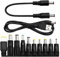 KUOQIY 10 Piezas Adaptador de Corriente CC, 5.5x2.1mm Hembra a Macho Adaptador de Fuente de Alimentación, con 2 Piezas Cable, para Ventiladores, Routers