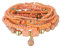 Cubahop Multilayer Türkis Bead Stapelbare Bunte Armband Fantasy Armbänder Handgemachte Elastische Hand Zubehör für Frauen und Mädchen (Orange)