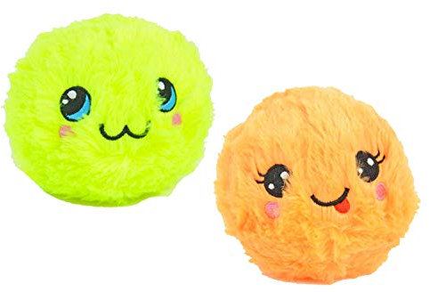 Winfried Kögler GmbH 2 x BomBoms Flauschiger Anti-Stress Plüschball Gary & Peppy mit Duft Ø 12 cm