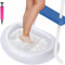 GIONAR Bassin de bain gonflable pour les pieds, bain de pieds pour entrée de piscine, échelle avec valve d'air pratique pour piscine, jacuzzi, spa, pieds propres + 1 valve d'air pratique (lot de 1)