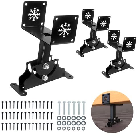 3 Stück robuste, verstellbare Pergola-Dacherhöhung, 14,1 cm, Hardware-Kit für Terrassenabdeckung, passend für 15,2 x 15,2 cm und 15,2 x 20,3 cm Holzbalken