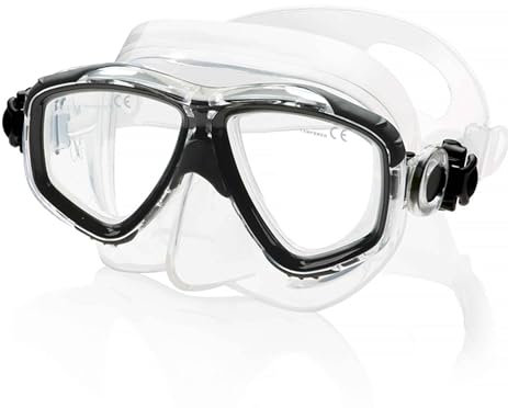 Aqua Speed Taucherbrille mit Ihrer individuellen Sehstärke | Tauchmaske mit optische Gläsern & normalen Gläsern, Farbe:Vision / 07