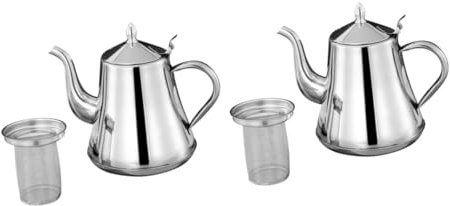 MAGICLULU 2piezas Hervidor De Café De Acero Inoxidable Pico y Diseño Ergonómico Tetera Para Preparar Café y Té Casa Oficina