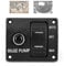 FAUOSWUK Metal Bilge Pump Switch Panel, 3 Way Bilge Pump Switch Panel Auto Off Manual switch 12V 24V LED Indicator Built In 15A Circuit Breaker Boat Accessory