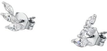 CHRIST Damen-Ohrstecker 925er Silber, recycelt Zirkonia One Size 89075955