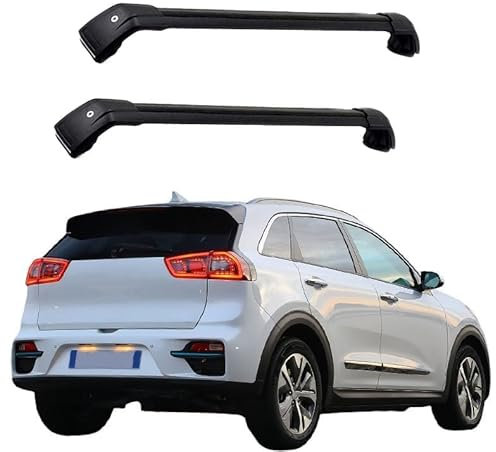 JUNYEW (1 Paar) Dachgepäckträger Dachträger für KIA E-NIRO EV 2016 2017 2018 2019 2020 -Aluminium,P