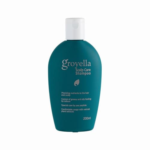 Groyella Scalp Care Shampoo - verhindert Haarausfall, lindert Entzündungen und Juckreiz, aktiviert Haarwachstum, Feuchtigkeitszufuhr, gegen Schuppen, reguliert Talgproduktion- Korean Skincare - 200ml